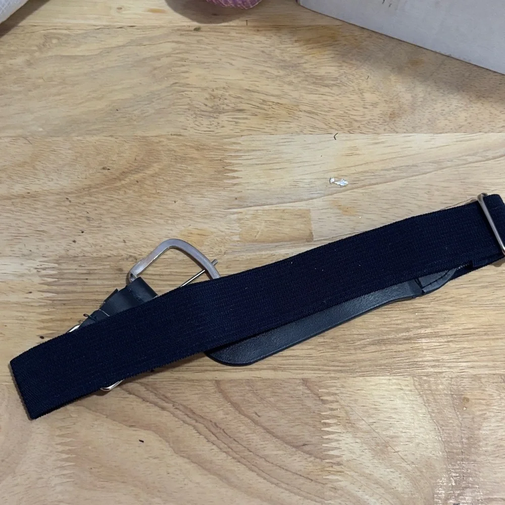 Boys navy blue baseball belt